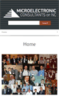Mobile Screenshot of microelectronic-consultants-of-nc.com